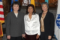 Dr. Yvette Roubideaux, Mary Joaquin, Dorothy Dupree